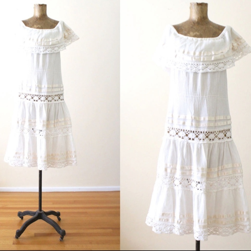 Vintage 70s Mexican Style Sundress